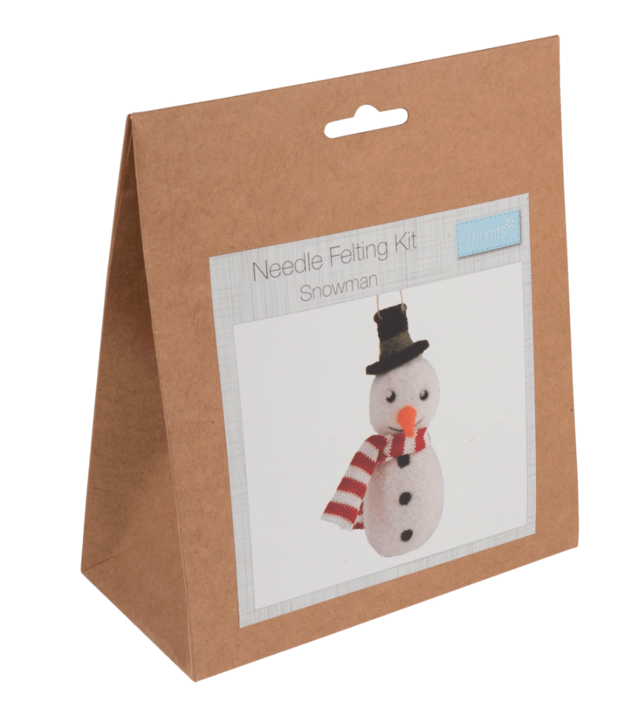 Needle Felting Kit: Snowman - Galedi Pins