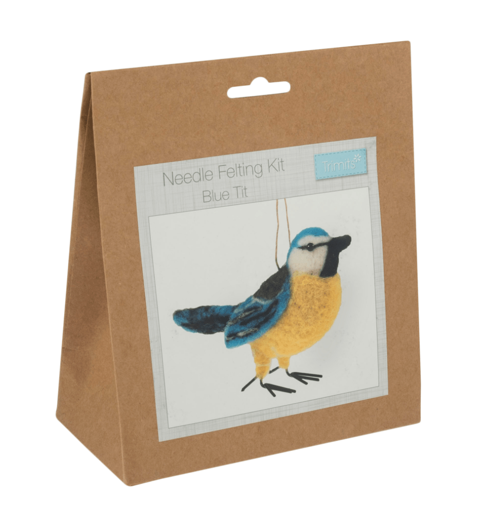 Needle Felting Kit Blue Tit - Galedi Pins