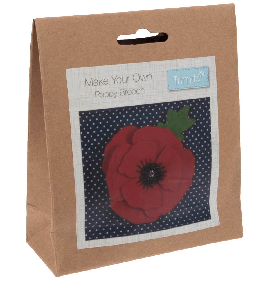 Make Your Own Poppy Brooch - Galedi Pins