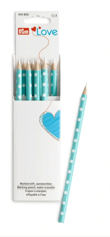 Prym Marking pencils, water erasable, Mint - Galedi Pins