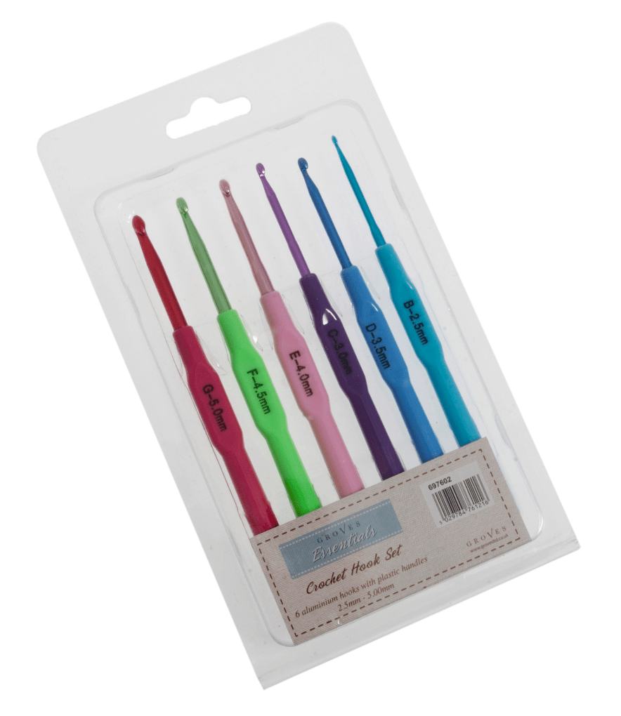 Trimits Crochet Hook Set: 14cm x 2.50 - 5.00mm: Pack of 6 - Galedi Pins