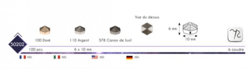 PYRAMID STUD TO SEW ON - Galedi Pins