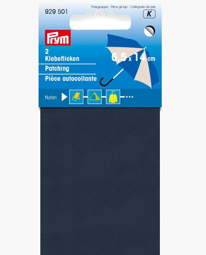 Patching nylon, 2 pieces, 6.5 x 14cm, Various Colours Patch - Galedi Pins