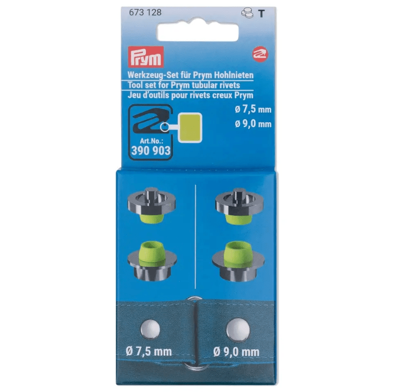 Tool set tubular rivets with Ø 7.5 mm and 9 mm - Galedi Pins
