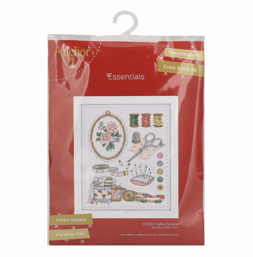 Intermediate Cross Stitch Kit - Crafters sample - Galedi Pins