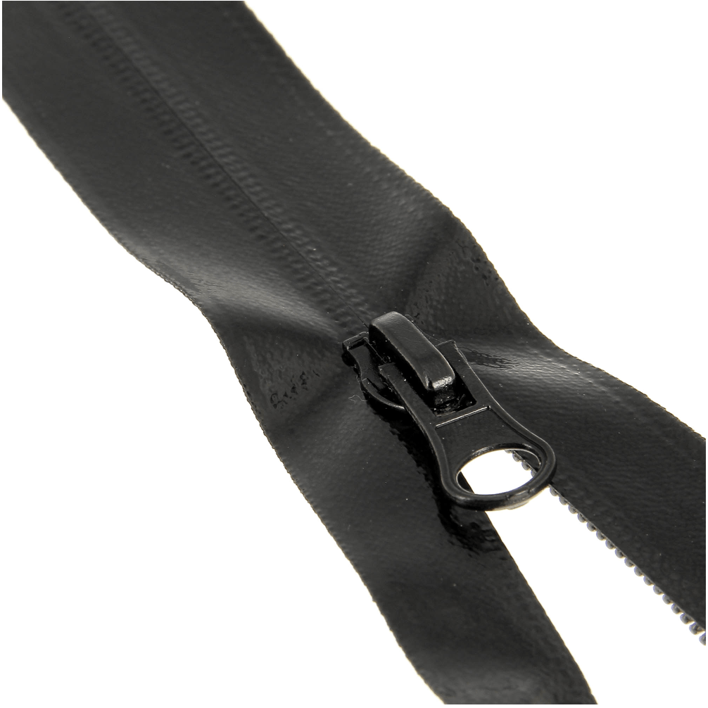 Water - Repellent Zip: 80cm: Black - Galedi Pins