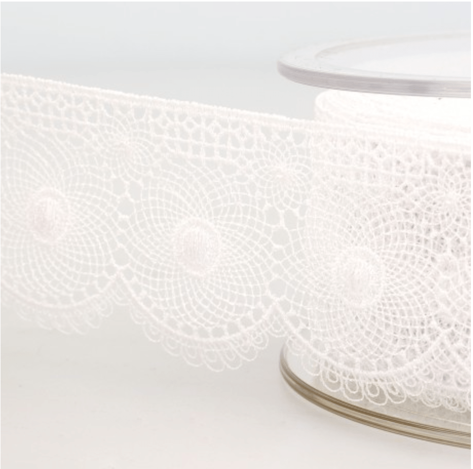 STEPHANOISE Embroidered Tulle 40MM - Galedi Pins