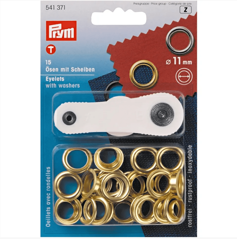 Eyelets and washers, 11.0mm - Galedi Pins