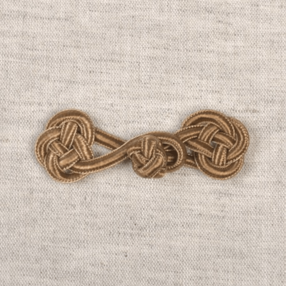 STEPHANOISE Brandebourg Textil/ Motif Button, 75mm - Galedi Pins