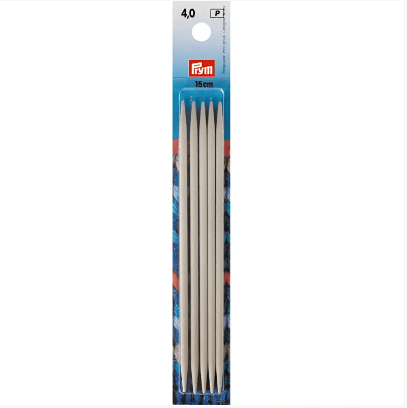 PRYM Double - pointed knitting needles, 15cm, pearl grey - Galedi Pins