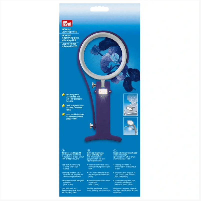 Prym Universal magnifiying glass LED - Galedi Pins