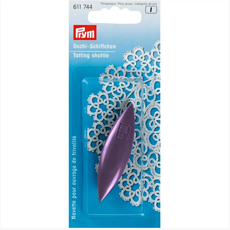Tatting shuttle, 6.5cm, assorted colours - Galedi Pins