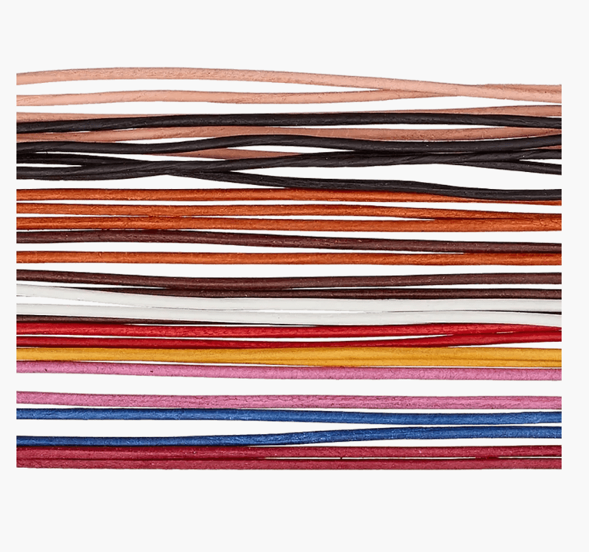 Round Leather tape / Colored 2mm multicolor - Galedi Pins