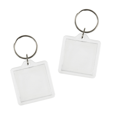 Key Rings: 4cm x 4cm: 2 Pieces - Galedi Pins