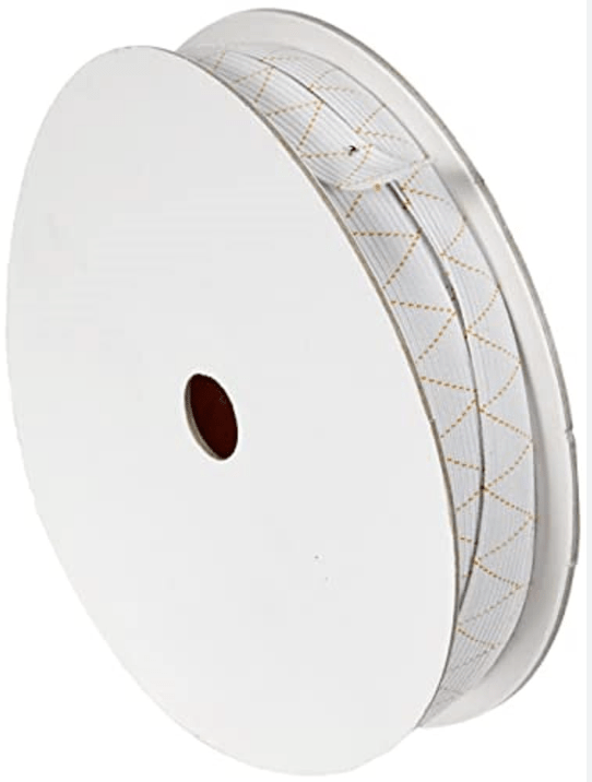 Standard elastic 12mm white 25m - Galedi Pins