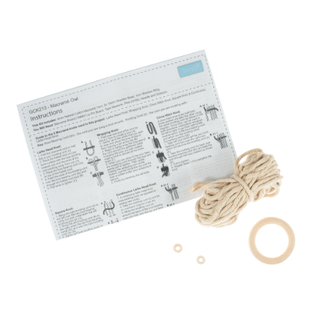 Macramé Kit: Owl - Galedi Pins