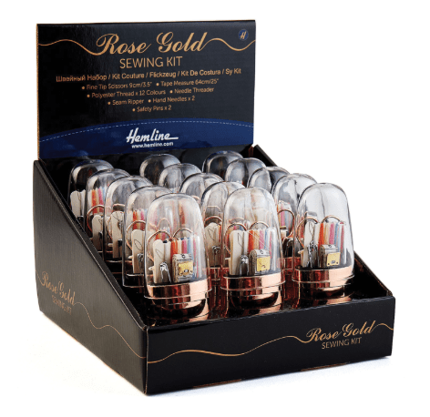 Sewing Case: Bullet: Rose Gold - Galedi Pins