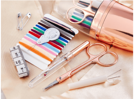 Sewing Case: Bullet: Rose Gold - Galedi Pins