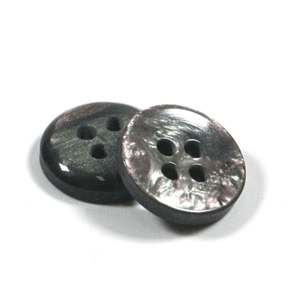 Thin Rim Edge 4 Hole Button - Galedi Pins
