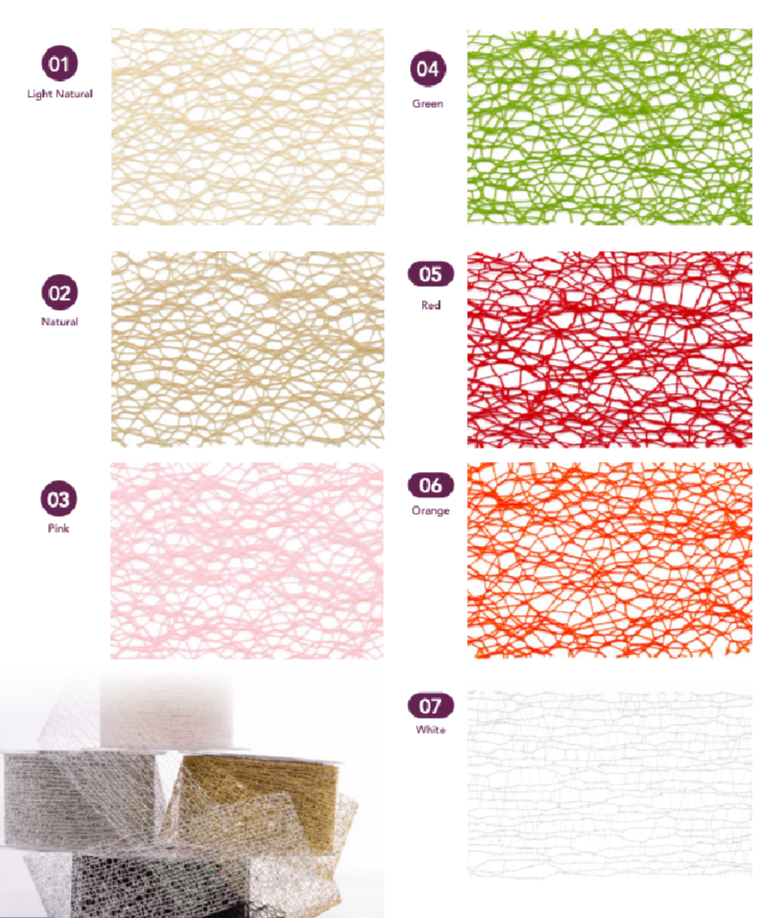 Polyester Mesh Ribbon – Galedi Pins | 50mm x 20m Roll