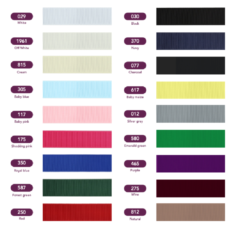 Galedi Pins Grosgrain Ribbon 15mm x 20m – Craft & Gift Wrap Tape