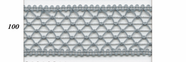 Shindo Crochet Lace Tape – Nylon, Steel Blue, 23mm x 1m | Galedi Pins