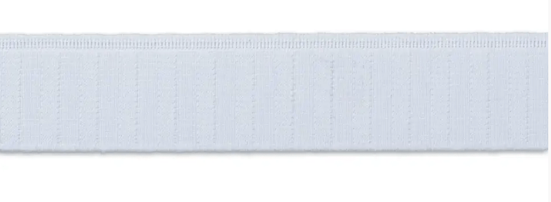 Elastic tape, lateral stiffness, 30mm, black or white - Galedi Pins