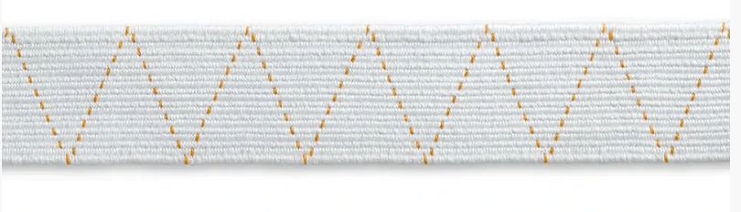 Standard elastic, 25mm, black or white, 1m - Galedi Pins