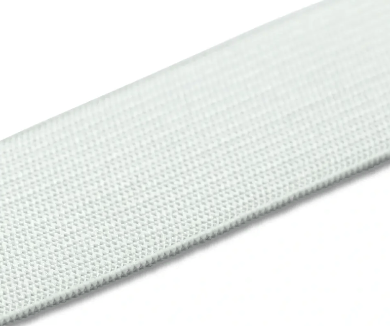 Elastic tape, soft, 40mm, white or black, 1m - Galedi Pins