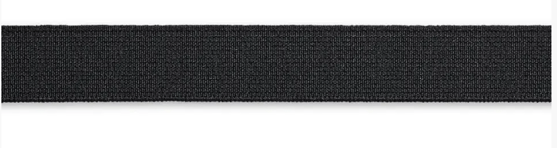 Elastic tape, strong, 18mm, white or black, 1m - Galedi Pins