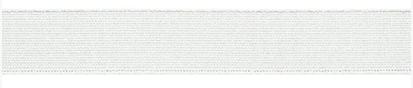 Elastic tape, strong, 18mm, white or black, 1m - Galedi Pins