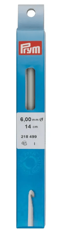 Wool crochet hook without handle 14cm, 6.00/7.00/8.00/9.00 mm, Grey - Galedi Pins