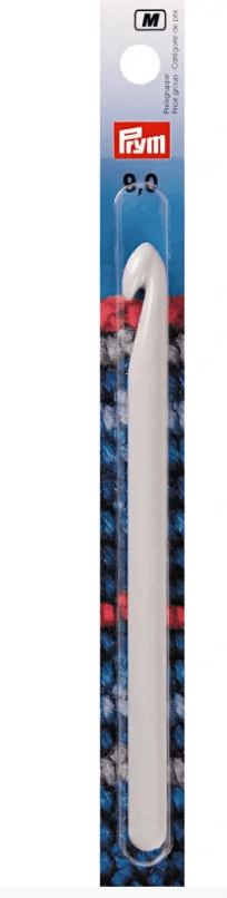 Wool crochet hook without handle 14cm, 6.00/7.00/8.00/9.00 mm, Grey - Galedi Pins