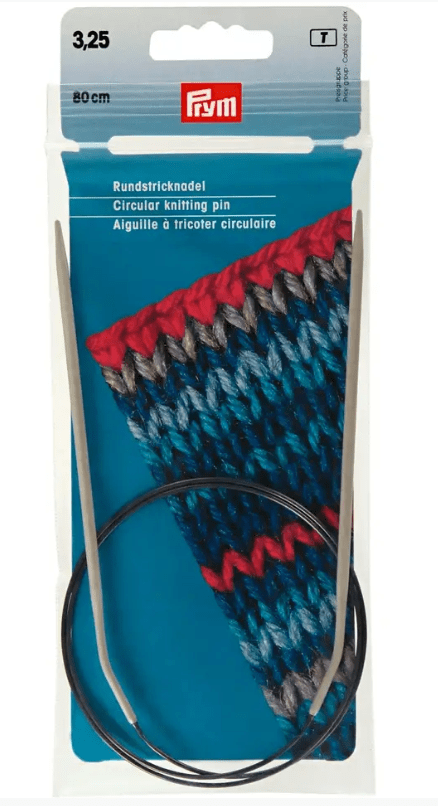 Circular knitting needles, aluminium, grey - Galedi Pins