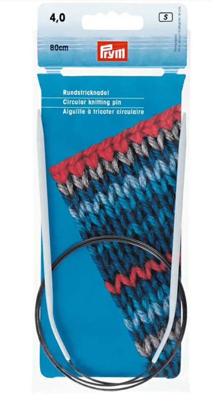 Circular knitting needles, aluminium, grey - Galedi Pins