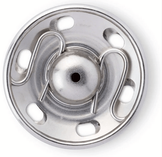 Snap fasteners, 15mm, 6pc - Galedi Pins