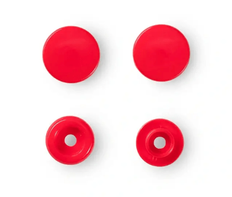 Non - sew press fasteners, Colour Snaps, round, 12.4mm - Galedi Pins