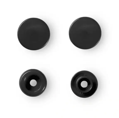Non - sew press fasteners, Colour Snaps, round, 12.4mm - Galedi Pins