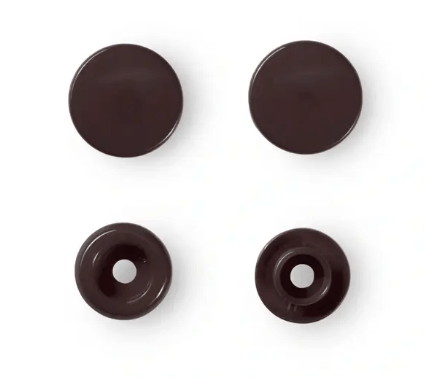 Non - sew press fasteners, Colour Snaps, round, 12.4mm - Galedi Pins