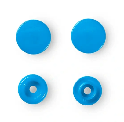 Non - sew press fasteners, Colour Snaps, round, 12.4mm - Galedi Pins