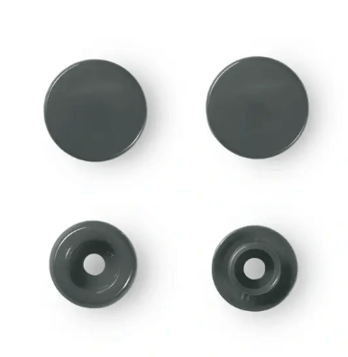 Non - sew press fasteners, Colour Snaps, round, 12.4mm - Galedi Pins