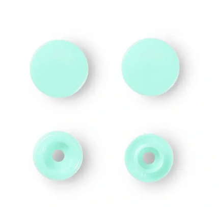 Non - sew press fasteners, Colour Snaps, round, 12.4mm - Galedi Pins