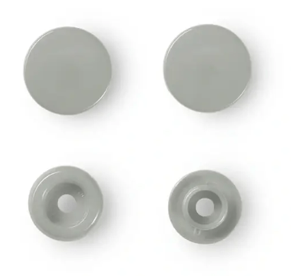 Non - sew press fasteners, Colour Snaps, round, 12.4mm - Galedi Pins