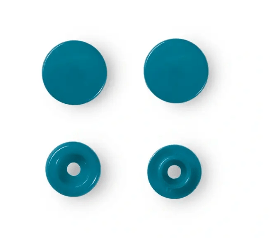 Non - sew press fasteners, Colour Snaps, round, 12.4mm - Galedi Pins