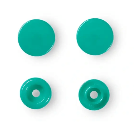 Non - sew press fasteners, Colour Snaps, round, 12.4mm - Galedi Pins