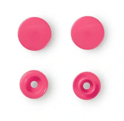 Non - sew press fasteners, Colour Snaps, round, 12.4mm - Galedi Pins