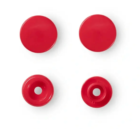 Non - sew press fasteners, Colour Snaps, round, 12.4mm - Galedi Pins