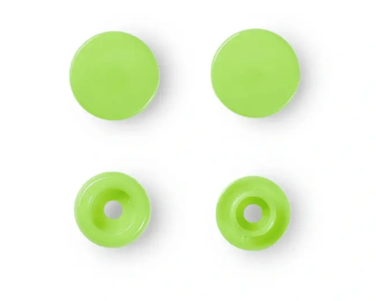Non - sew press fasteners, Colour Snaps, round, 12.4mm - Galedi Pins