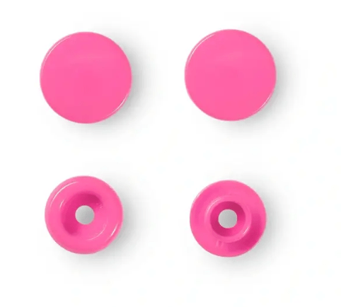 Non - sew press fasteners, Colour Snaps, round, 12.4mm - Galedi Pins