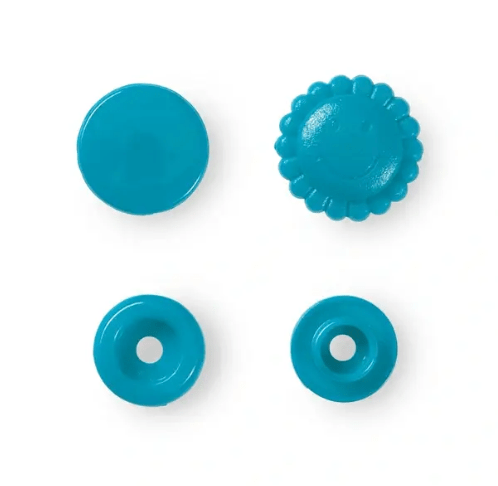 Non - sew press fasteners, Colour Snaps, 13.6mm, flower - Galedi Pins